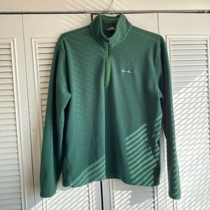 Mens Eddie Bauer fleece quarter zip (L)